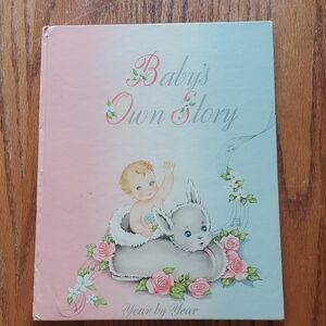 Vintage Baby's Own Story Year by Year Memory Book